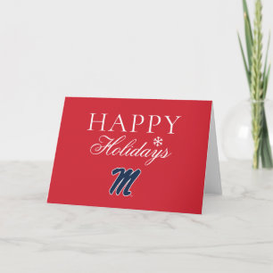 University of Mississippi   Script M Holiday Card