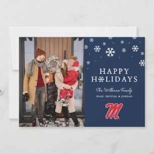 University of Mississippi Script M Holiday Card