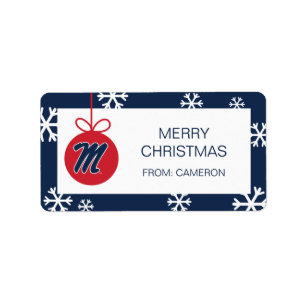 University of Mississippi   Script M Label