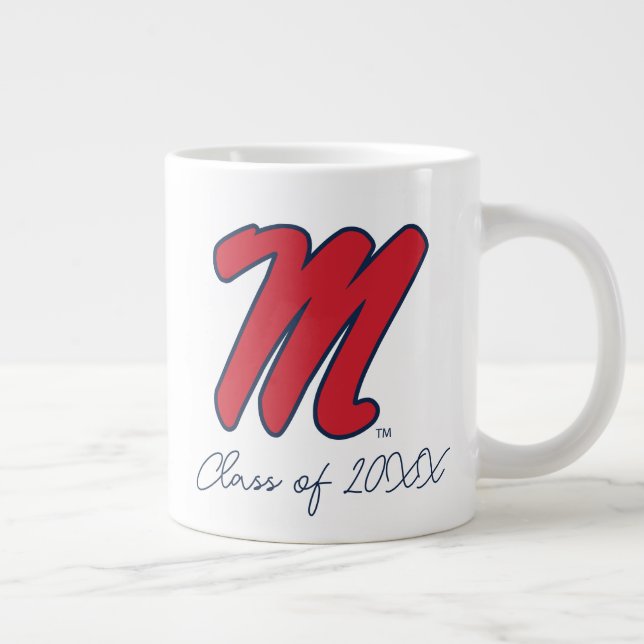 University of Mississippi | Script M Large Coffee Mug (Right)