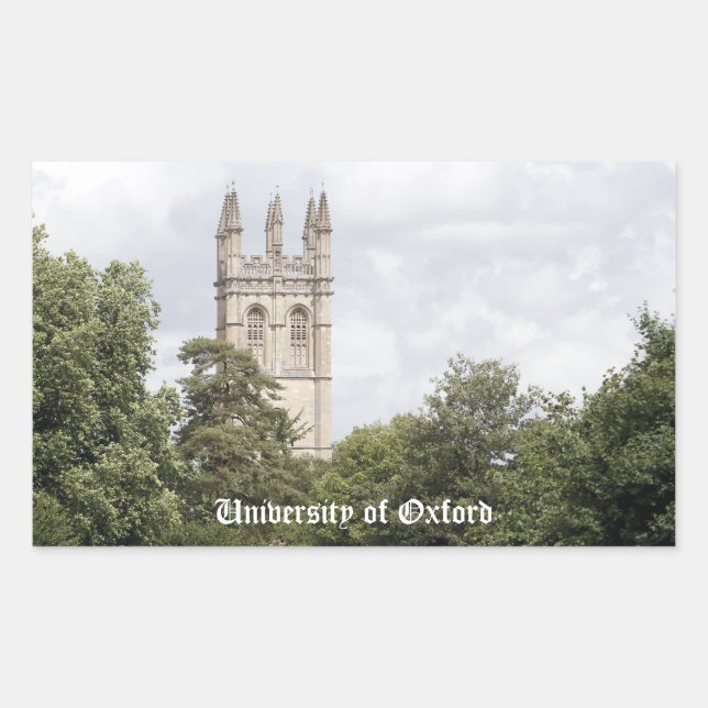 University of Oxford Rectangular Sticker (Front)