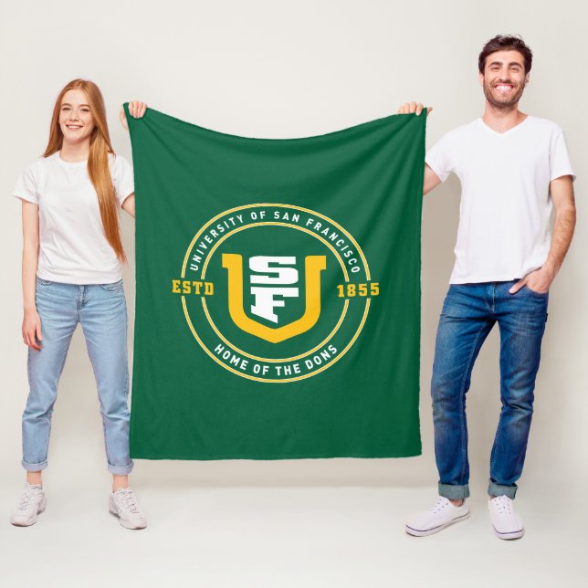 University of San Francisco Fleece Blanket (In Situ)