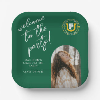 University of San Francisco Graduation Paper Plate