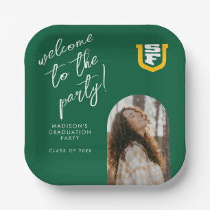University of San Francisco Graduation Paper Plate