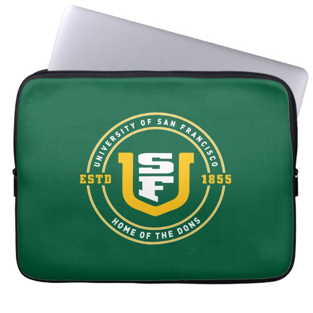 University of San Francisco Laptop Sleeve (Front)