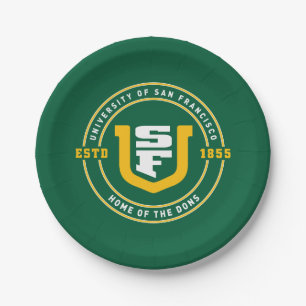 University of San Francisco Paper Plate
