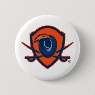 University of Virginia Cavalier Shield 6 Cm Round Badge