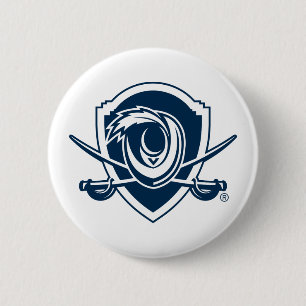 University of Virginia Cavalier Shield 6 Cm Round Badge