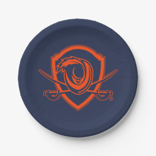 University of Virginia Cavalier Shield Paper Plate