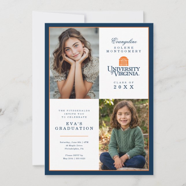 University of Virginia Graduation Invitation (Front)
