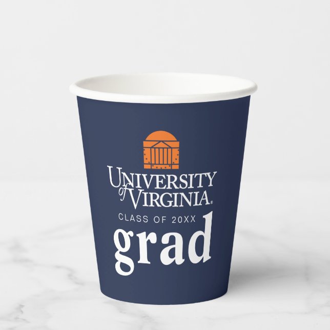 University of Virginia Graduation Paper Cups (Front)