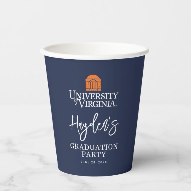 University of Virginia Graduation Paper Cups (Front)