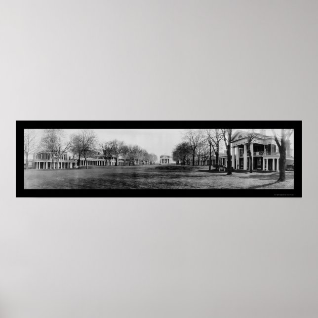 University of Virginia Photo 1909 Poster (Front)