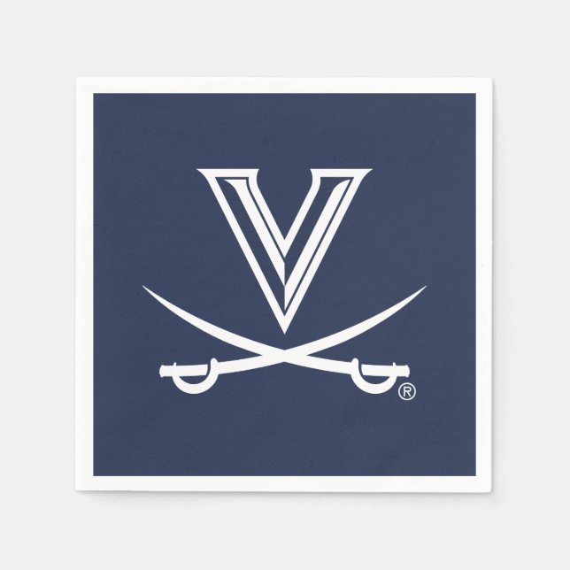 University of Virginia Sabre Napkin (Front)