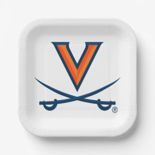 University of Virginia Sabre Paper Plate