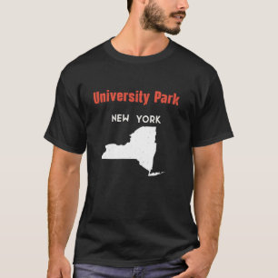 University Park New York USA State America Travel T-Shirt