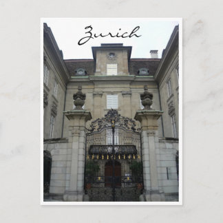 university zurich postcard