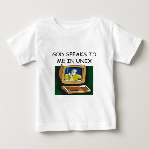 unix computer geek baby T-Shirt