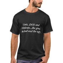 Unix, DOS and Windows...