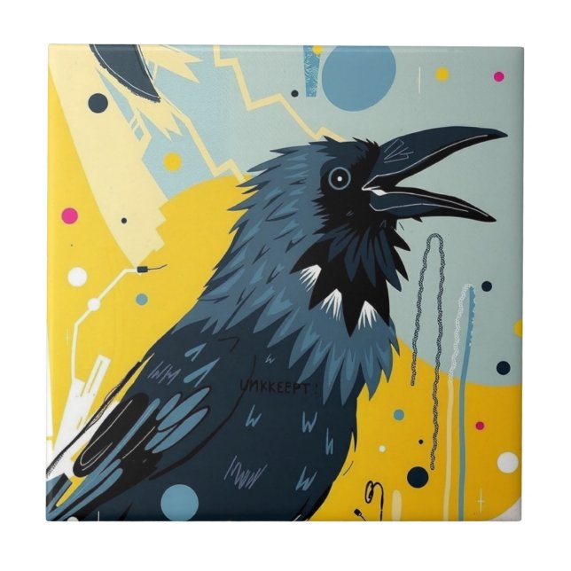 Unkempt Crow (mirror A) Tile (Front)