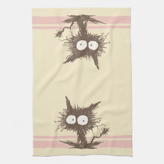 Unkempt Kitten GabiGabi Tea Towel (Vertical)