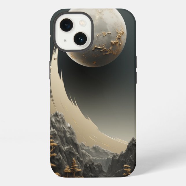 Unknown planet iPhone case (Back)
