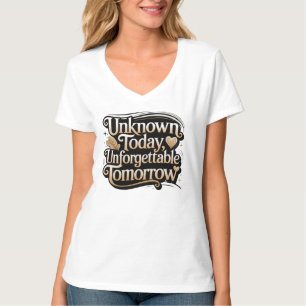 Unknown Today, Unforgettable Tomorrow T-Shirt