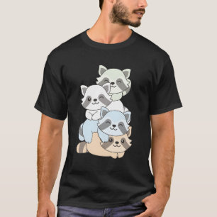 Unlabeld Flag Pride Month Lgbtq Unlabeld Racoon T-Shirt