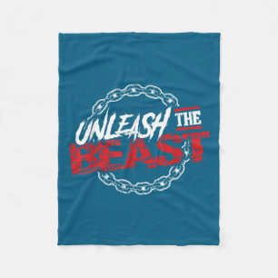 Unleahe _ Gym Mode Fitness Motivation Wer  Fleece Blanket