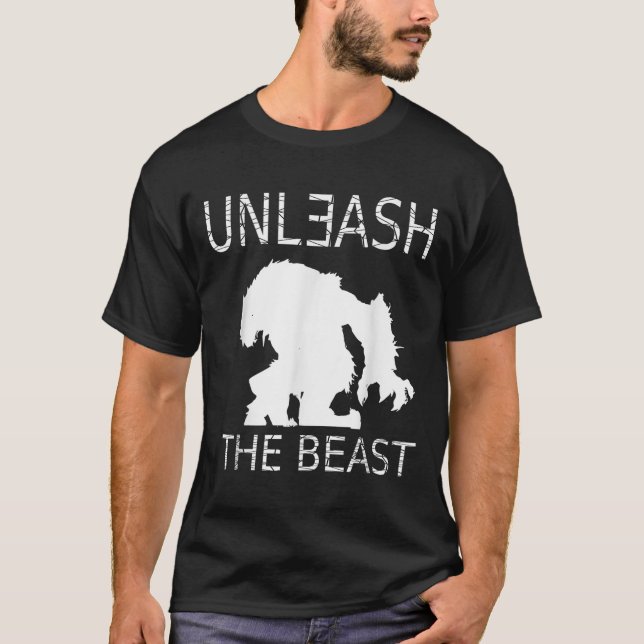 Unleahe Workout Motivation Gym Graphic  T-Shirt (Front)