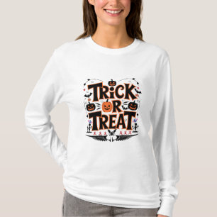 Unleash Halloween Fun with Trick or Treat Magic! T-Shirt