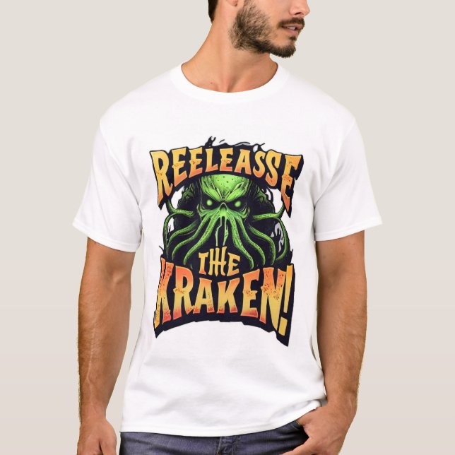 Unleash the Beast" Multi-Colour T-Shirt  (Front)