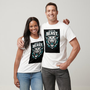 Unleash The Beast - Powerful Lion Graphic T-Shirt