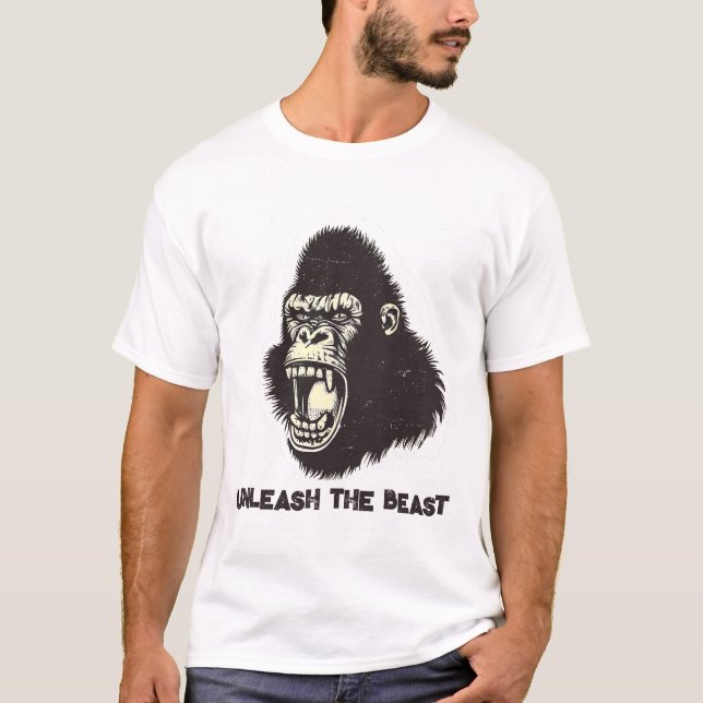 'UNLEASH THE BEAST' T-Shirt (Front)