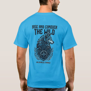 Unleash The Beast Wolf Rise & Conquer Cyber T-Shirt