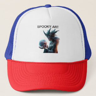 👻 Unleash the Darkness: Horror Collections Trucker Hat