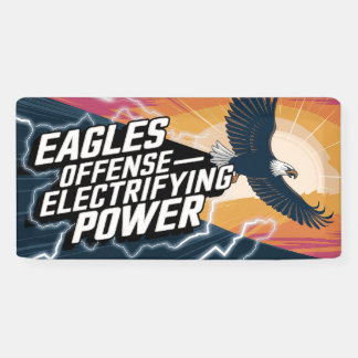 Unleash the Eagles Offence Banner