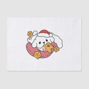 Unleash the Holiday Cheer – Cute Dog Christmas Tissue Paper
