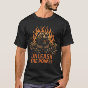 Unleash the Power Bear T-Shirt • Fierce Beast Grap