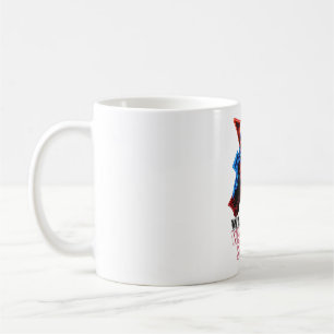 Unleash Warrior Spirit Neon Samurai Mask Mug