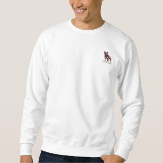 Unleash your edgy side with our geometric bulldog sweatshirt