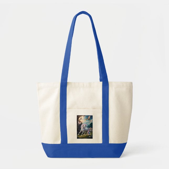 Unleash Your Imagination with Fantasy Creatures Tote Bag (Front)