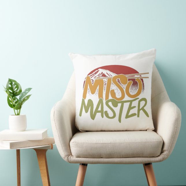 Unleash Your Inner Chef - "Miso Master" Multicolor Cushion (Chair)