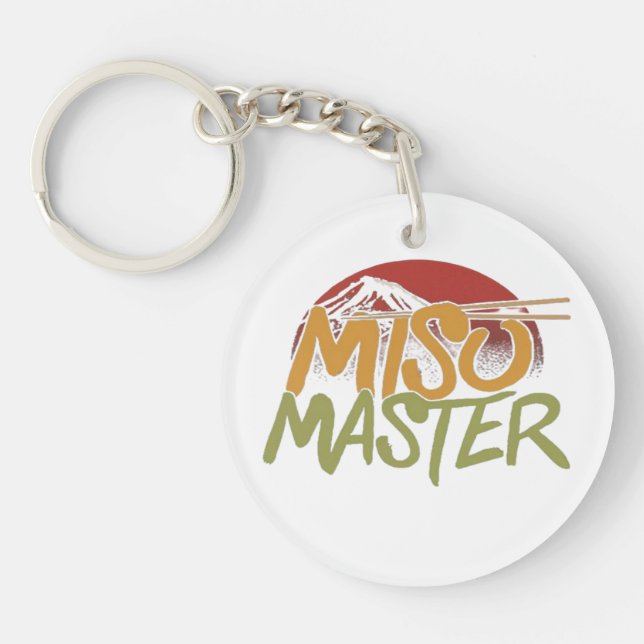 Unleash Your Inner Chef - "Miso Master" Multicolor Key Ring (Front)
