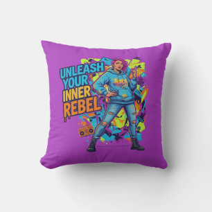 Unleash Your Inner Rebel - Throw Pillow