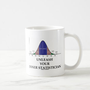 Unleash Your Inner Statistician (Bell Curve Coffee Mug