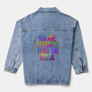 Unleash Your Inner Strength Denim Jacket