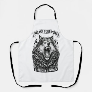Unleash Your Power — Strength Is Within Apron