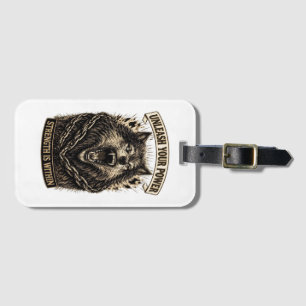 Unleash Your Power — Strength Is Within Luggage Tag