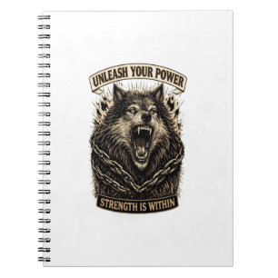 Unleash Your Power — Strength Is Within Notebook
